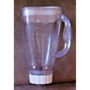 5-Cup Square Top Plastic Replacement Set Compatible with Oster Blender